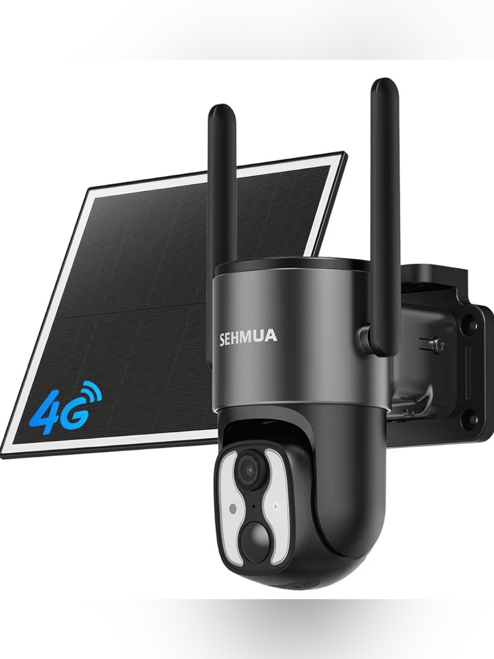 4G LTE Solar Security Camera No WiFi 2K Night Vision PIR Alarm IP65 Outdoor